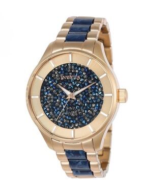 Invicta Angel Women's Watch - 40mm, Rose Gold, Blue (24662)